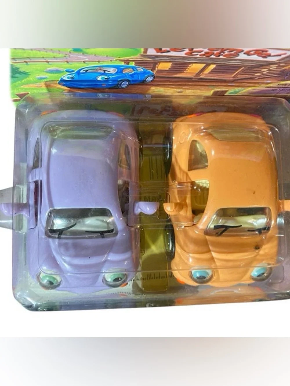 Vintage 1999 Chevron Cars collectible figures,  Zachary Zoomer & Skyler Scamper